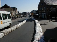 Die Strecke  beim Seifenkistenrennen des AC Hanerau-Hademarschen